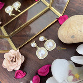 Vriksham Elegant Cubic Pearl Moti AD Stone Earring-G17727